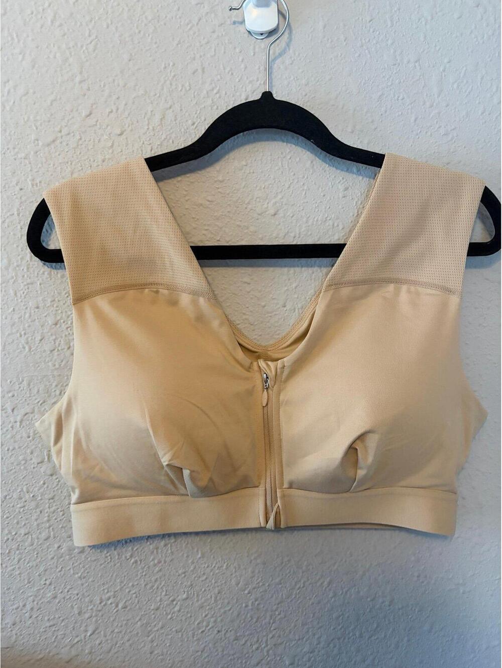 Tommie Copper Zip Up Shoulder Support Bra Nude size 2XL. $115 retail. Tiny mark